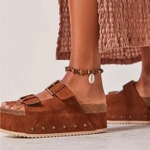 Free People Rule Breaker Platform Sandal by Intentionally Blank